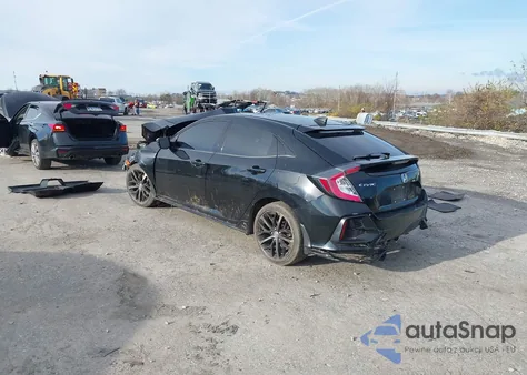 2020 Honda Civic Sport из США, поврежденный, VIN SHHFK7H42LU407620